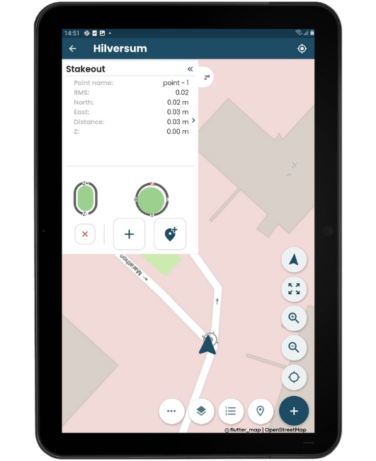 De eenvoudigste landmeetkundige software op de markt. Laat'je onderzoeken en uitzetten als een spel.